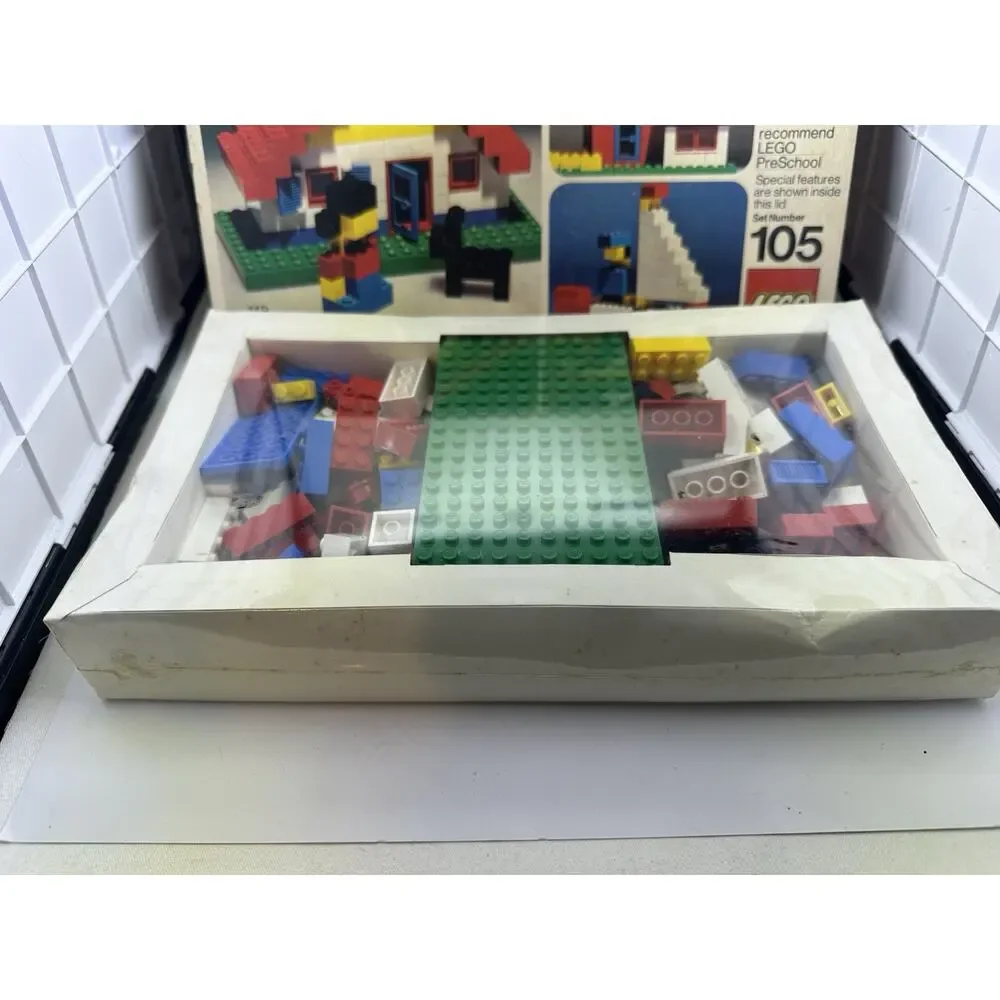 VINTAGE 1974 LEGO Set Number 105 Factory Sealed See description Fast Shipping